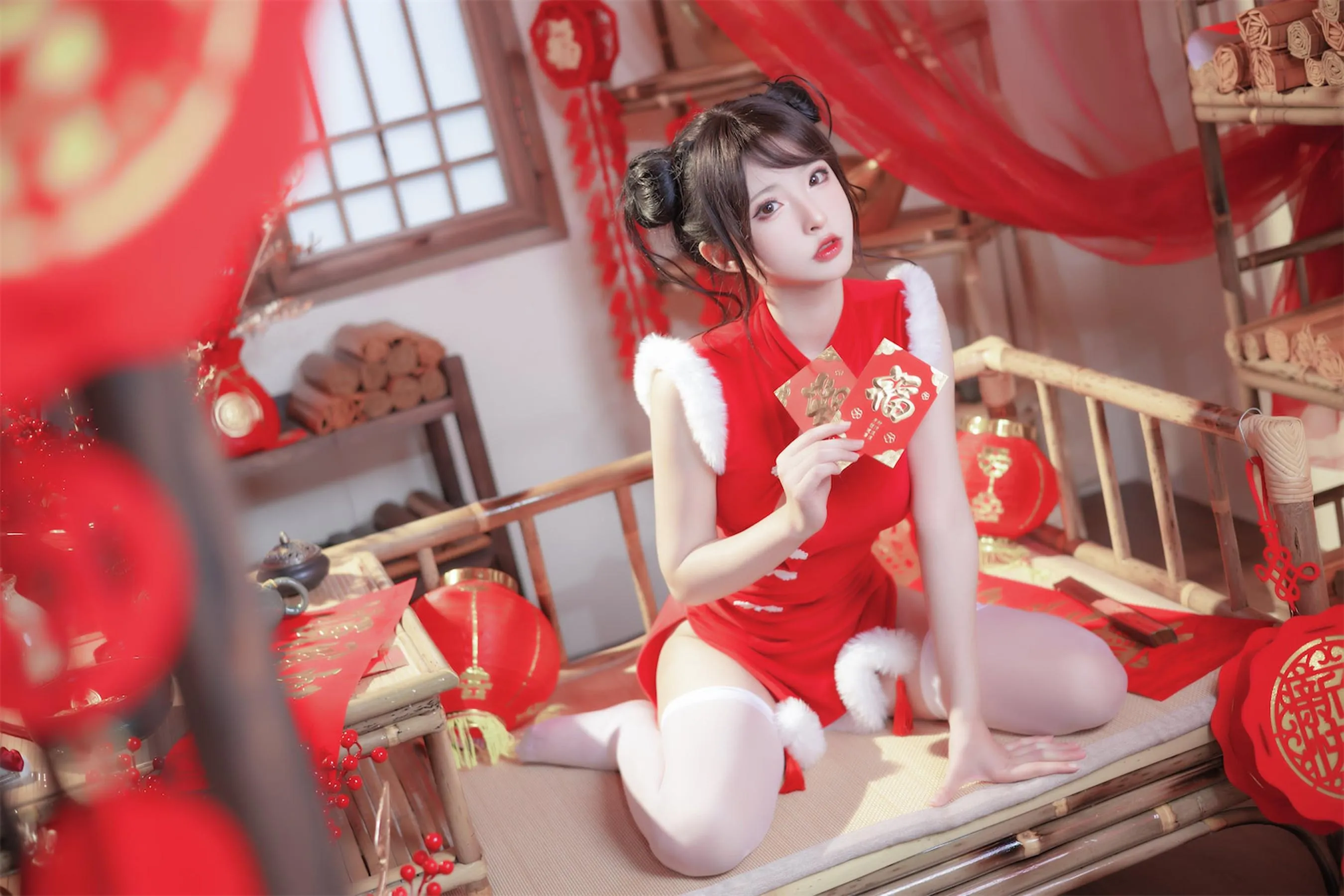 清水由乃 – NO.45 2023新年旗袍 [77P]插图3